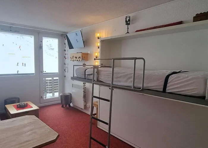 Confortable, Pied Des Pistes, Balcon Sud - Fr-1-181-2731 Apartment La Plagne